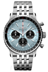 Breitling Navitimer 1 B01 Chronograph Niebieski 43mm Stal AB0138241C1A1