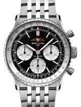 Breitling Navitimer Czarny 41 mm Stal AB0139211B1A1