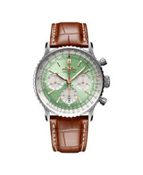 Breitling Navitimer 1 B01 Chronograph Zielony 41mm Stal AB0139211L1P1