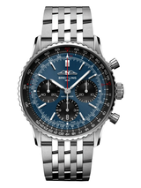 Breitling Navitimer Niebieski 41mm Stal AB0139241C1A1