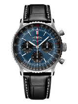 Breitling Navitimer 1 B01 Chronograph Niebieski 41mm Stal AB0139241C1P1