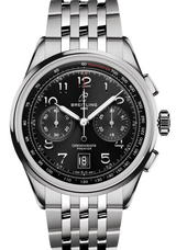 Breitling Premier Czarny 42mm Stal AB0145221B1A1