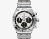 Breitling Chronomat Biały 42mm Stal szlachetna AB0158101A1A1