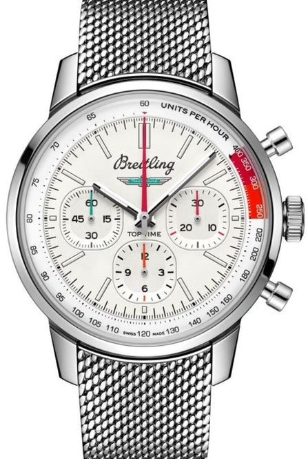 Breitling Chronomat Biały 42mm Stal szlachetna AB01766A1A1A1