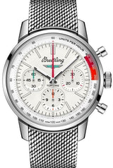 Breitling Chronomat Biały 42mm Stal szlachetna AB01766A1A1A1
