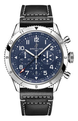 Breitling Super Avi Niebieski 46mm Stal AB04451A1C1X1