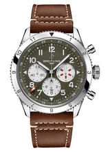 Breitling Super Avi Zielony 46mm Stal AB04452A1L1X1
