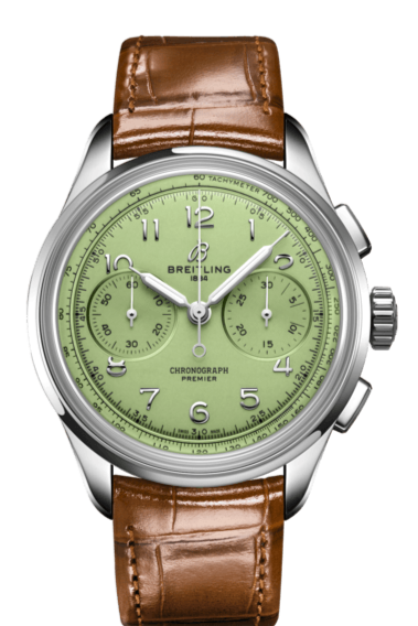 Breitling Steel Green Premier B09 Chronograph 40 mm