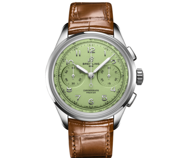 Breitling Stal Green Premier B09 Chronograph 40 mm