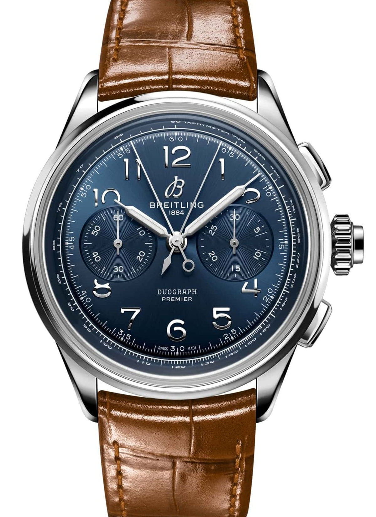 Breitling Premier Niebieski 42mm Stal AB1510171C1P1