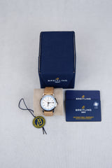 Breitling Top Time Biały 38 mm Stal AB3113281A1X1