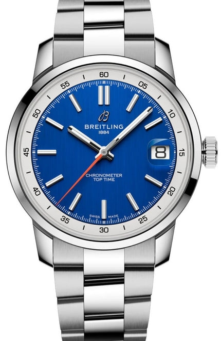 Breitling Chronomat Biały 40mm Stal szlachetna AB3113A71C1A1