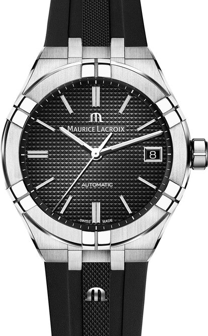 Maurice Lacroix AIKON Czarny 39 mm Stal AI6007-SS000-330-2