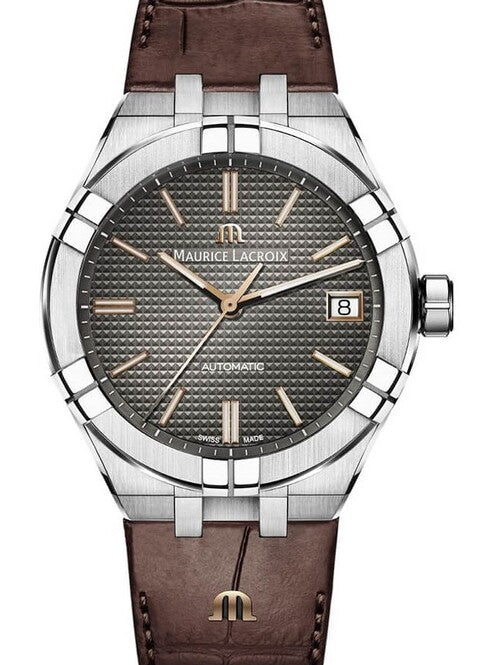 Maurice Lacroix AIKON Szary 39 mm Stal AI6007-SS001-331-1