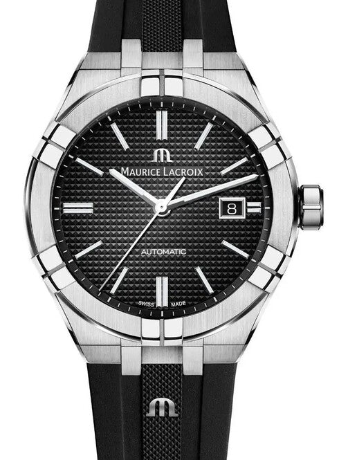 Maurice Lacroix AIKON Czarny 42 mm Stal AI6008-SS000-330-2