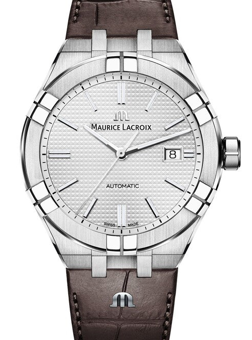 Maurice Lacroix AIKON Srebrny 42 mm Stal AI6008-SS001-130-1