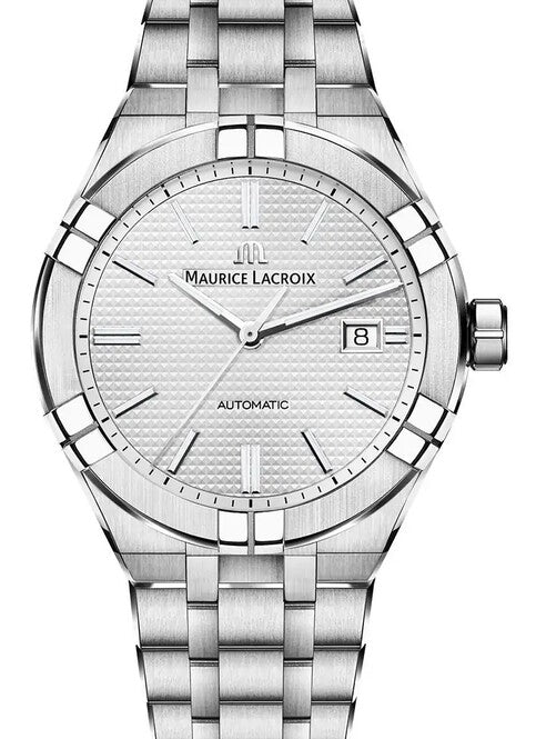 Maurice Lacroix AIKON Srebrny 42 mm Stal AI6008-SS002-130-1