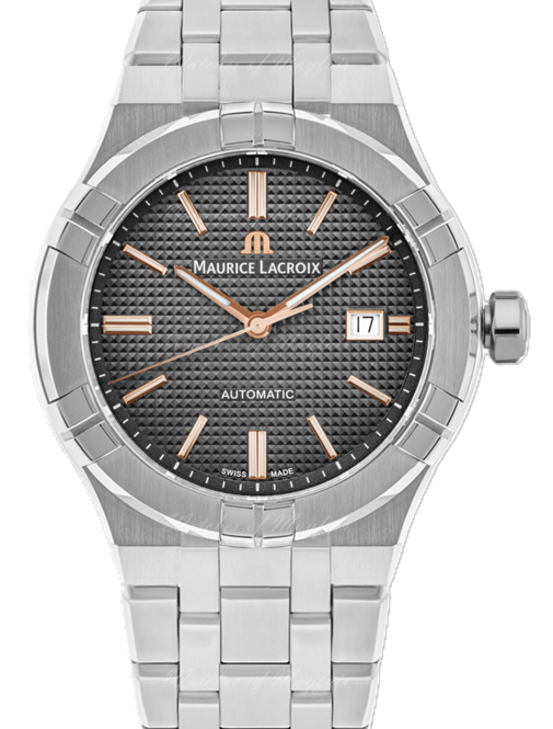 Maurice Lacroix AIKON Szary 42 mm Stal AI6008-SS002-331-1