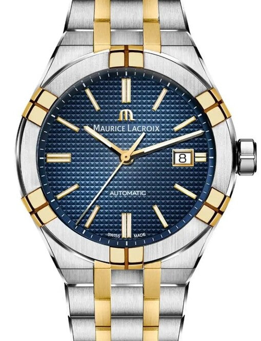 Maurice Lacroix AIKON Niebieski 42 mm Stal