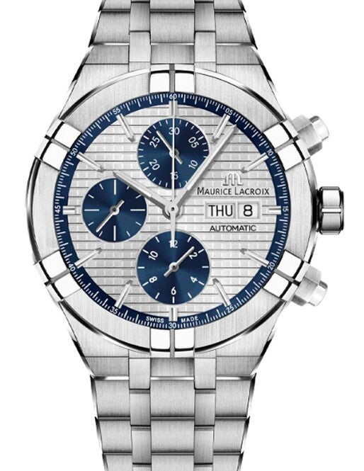 Maurice Lacroix AIKON Srebrny 44 mm Stal AI6038-SS002-131-1