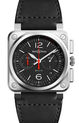 Bell & Ross BR 03-94 Czarny 42 mm Stal BR0394-BLC-ST/SCA