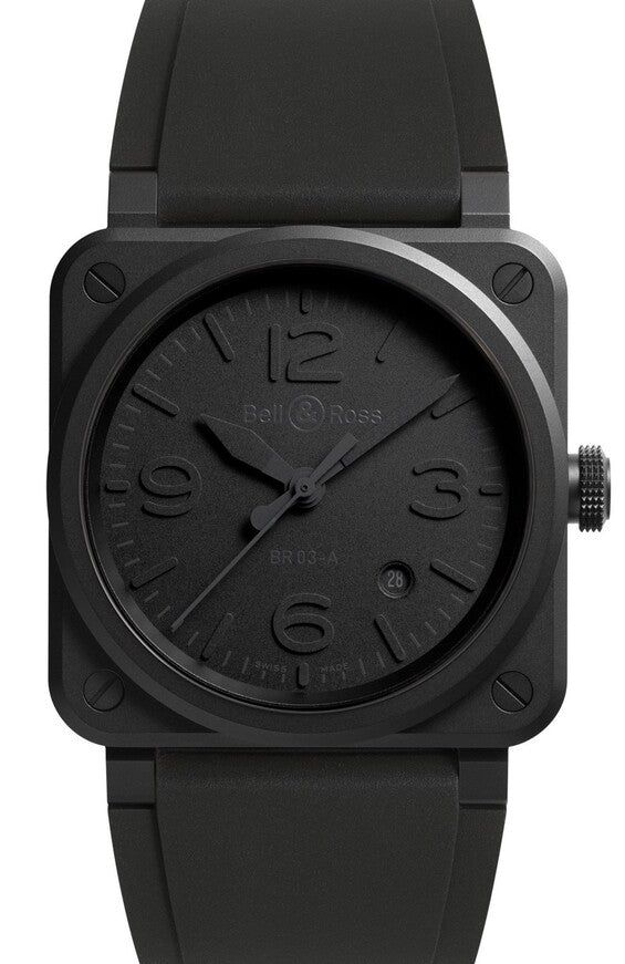 Bell & Ross BR 03 Czarny 41 mm Ceramika BR03A-PH-CE/SRB