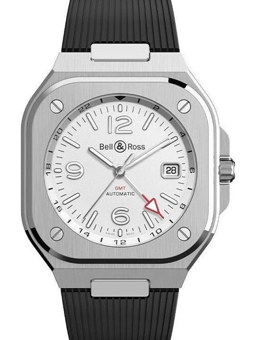 Bell & Ross BR 05 Srebrny 41 mm Stal BR05G-SI-ST/SRB