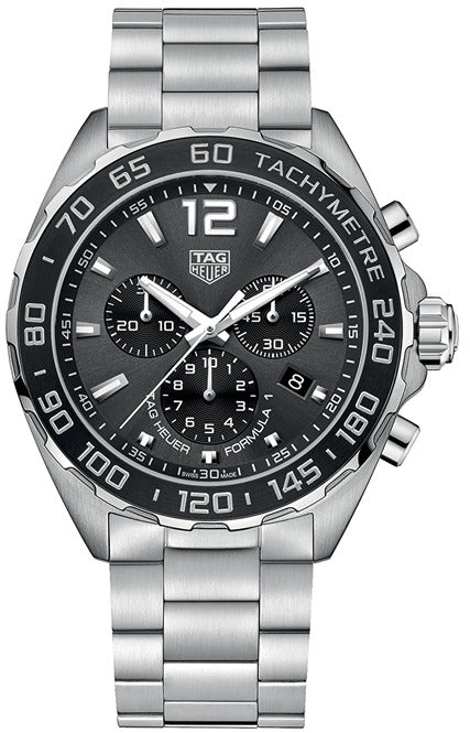 TAG Heuer Formula 1 Quartz Szary 43 mm Stal