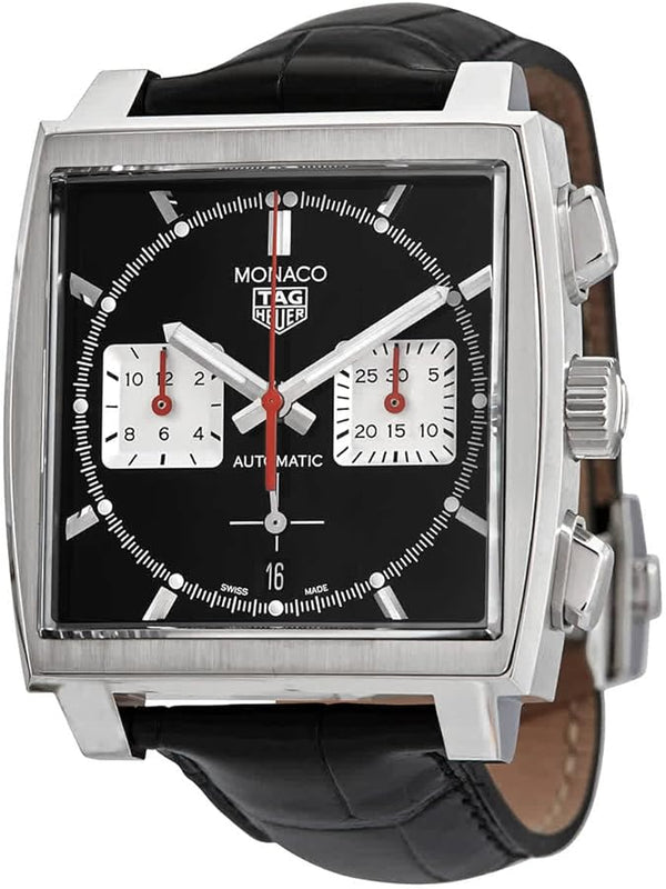 TAG Heuer Monaco Czarny 39 mm Stal