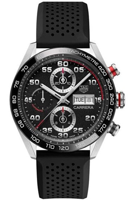 TAG Heuer Carrera Czarny 44 mm Stal