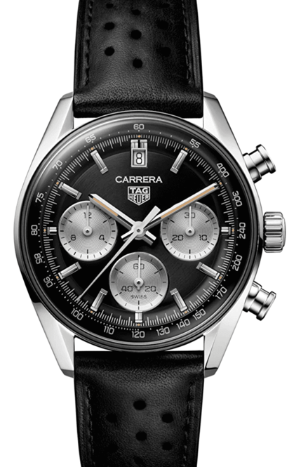TAG Heuer Carrera Czarny 39 mm Stal