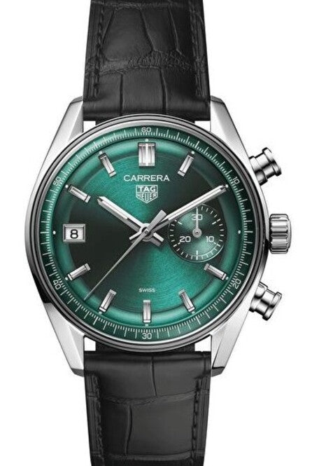TAG Heuer Carrera Zielony 39 mm Stal