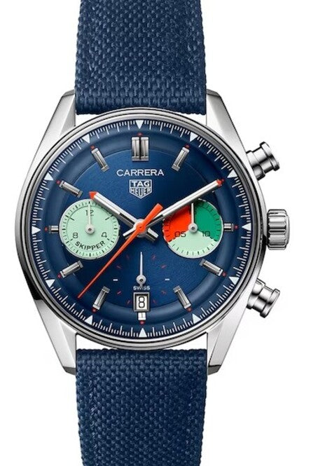 TAG Heuer Carrera Niebieski 39 mm Stal