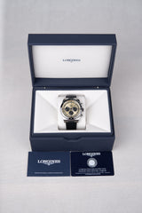 Longines Conquest Brązowy 42 mm Stal L3.835.4.32.9
