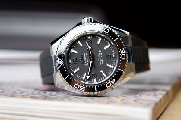 Zegarek męski/Unisex Omega Seamaster Planet Ocean Czarny 42 mm Stal 217.32.42.21.01.001