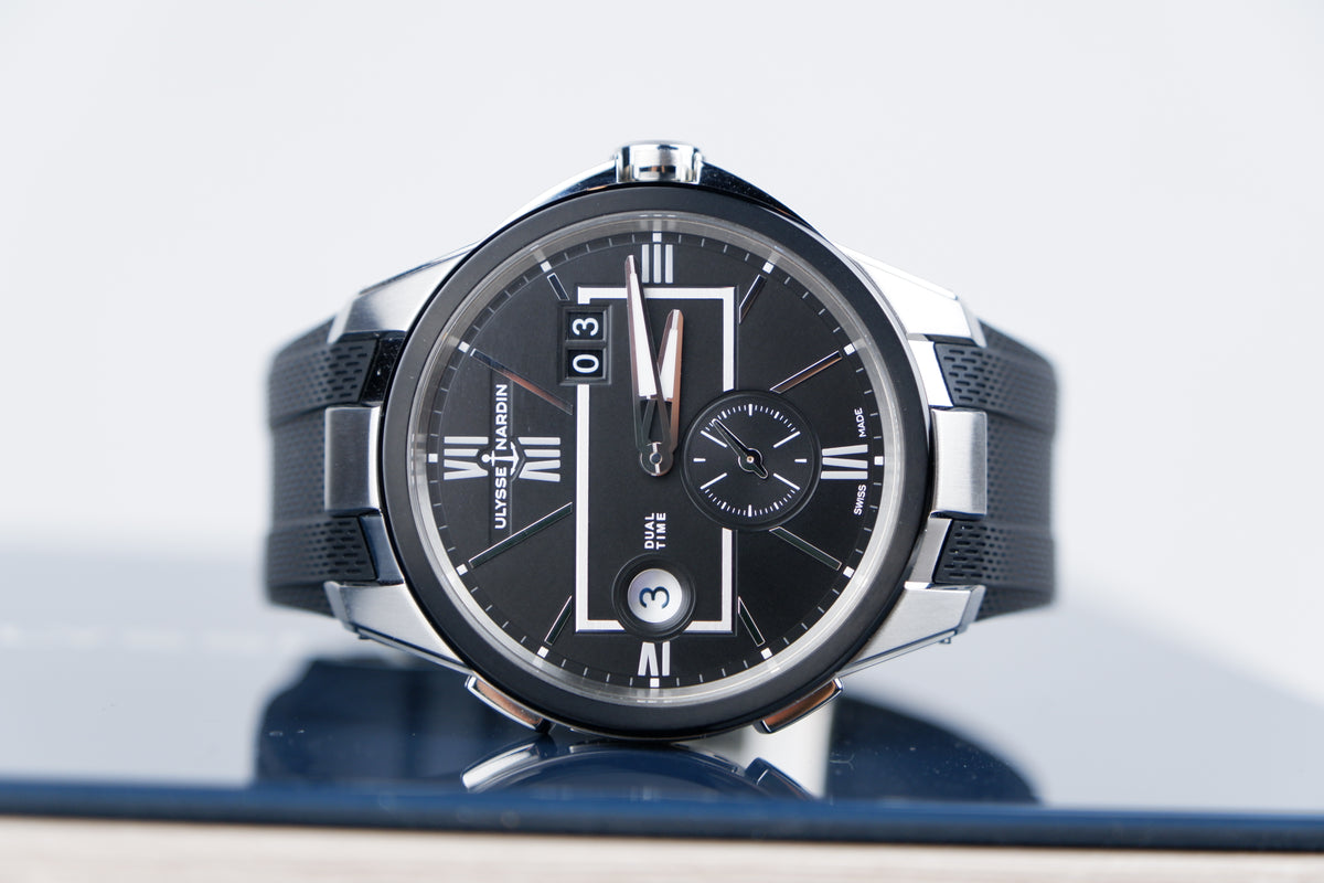 Ulysse Nardin Blast Dual Time Czarny 42 mm Stal 243-20/42