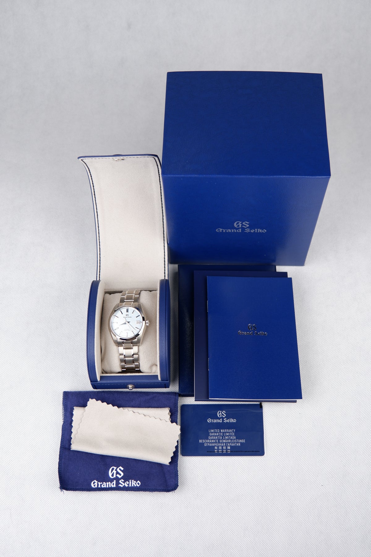 Grand Seiko Heritage Collection Niebieski 40 mm Tytan SBGH349G