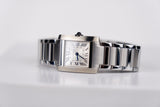 Cartier Tank Française Srebrny 21 mm Stal WSTA0129
