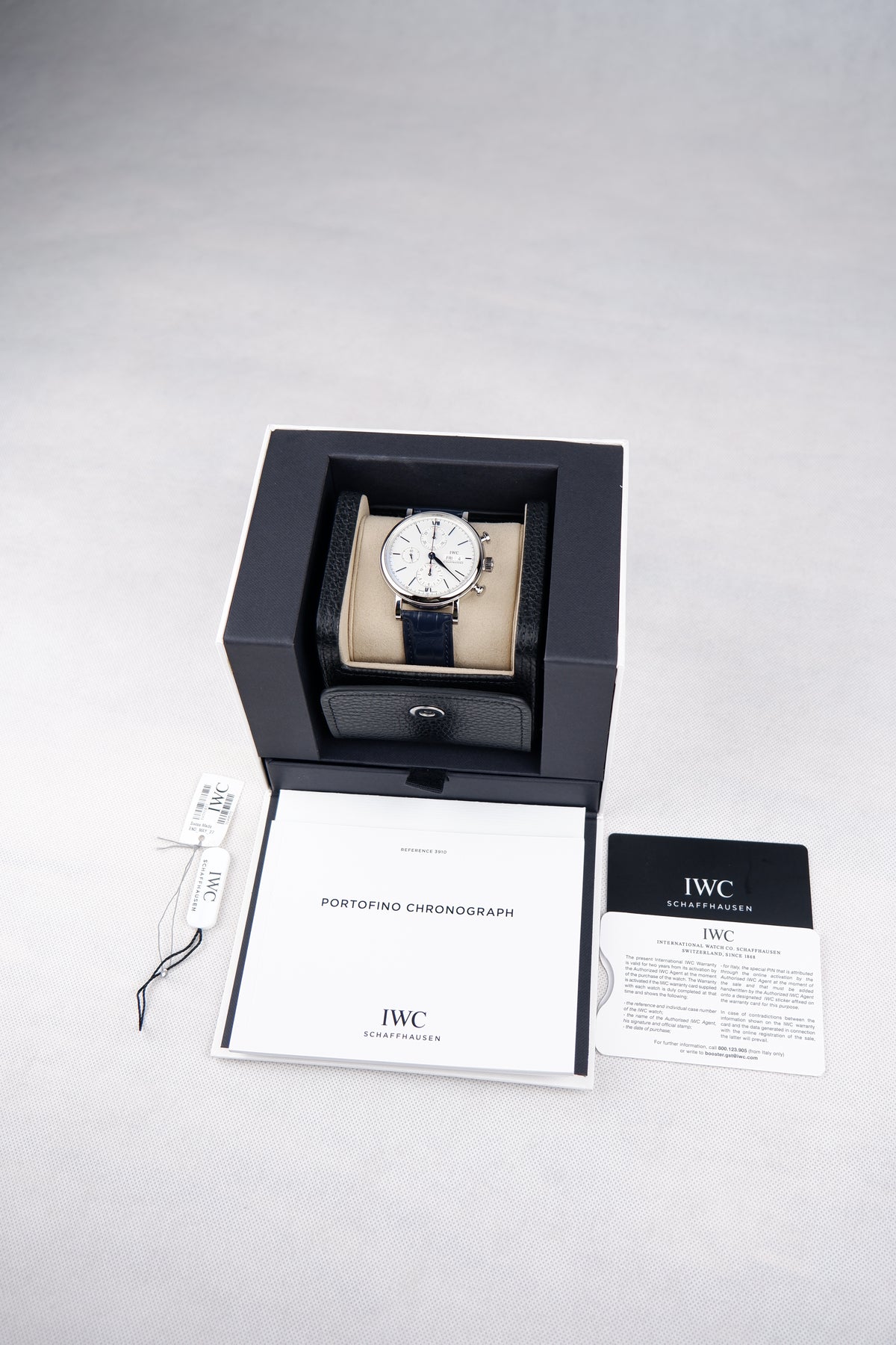 IWC Portofino Chronograph Biały 42mm Stal IW391037