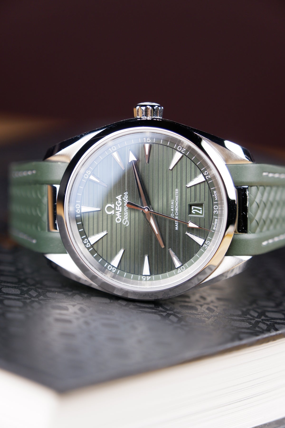 Omega Seamaster Aqua Terra Zielony 38 mm Stal 220.12.38.20.10.001
