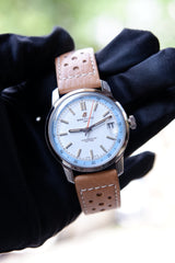 Breitling Top Time Biały 38 mm Stal AB3113281A1X1