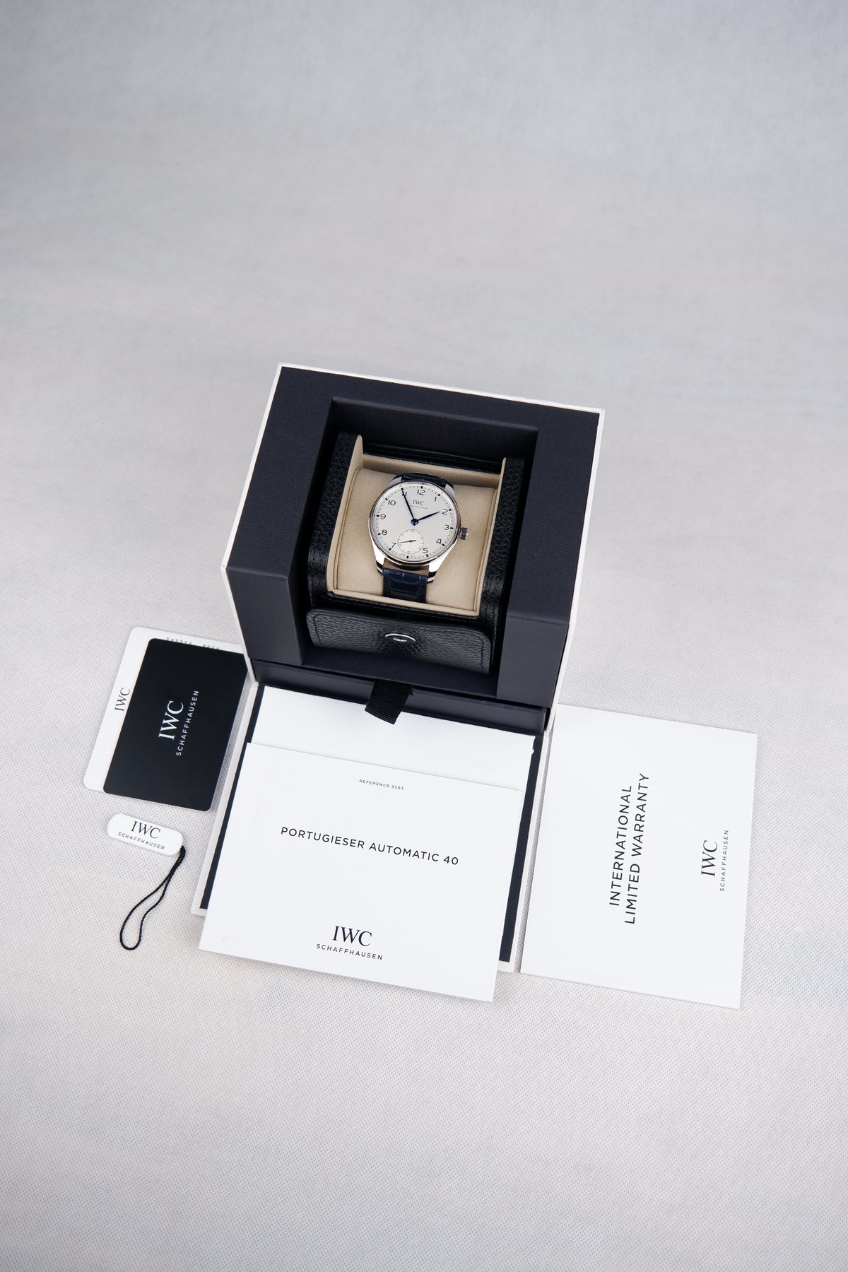 IWC Portugieser Automatic Srebrny 40.4mm Stal IW358304