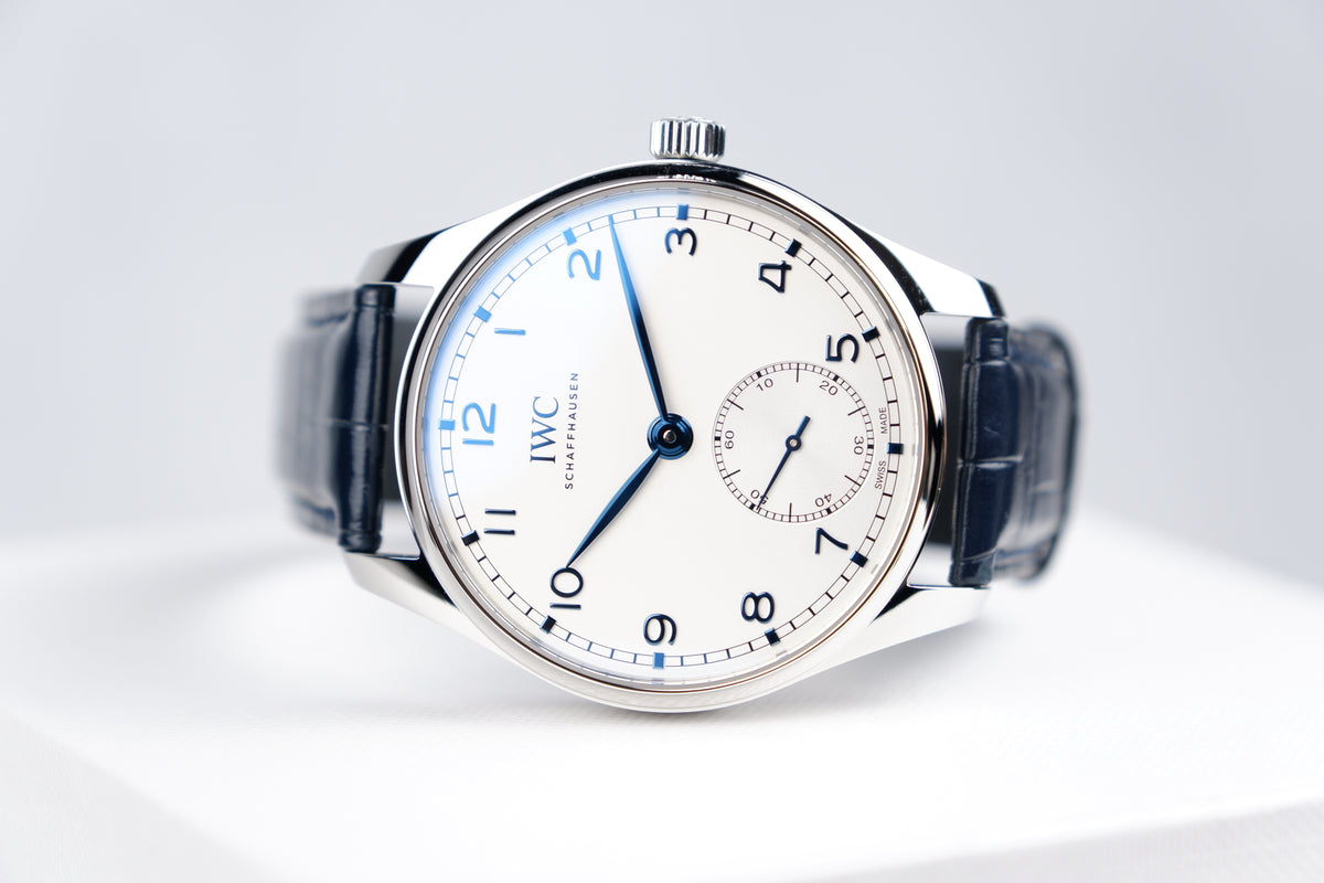 IWC Portugieser Automatic Srebrny 40.4mm Stal IW358304