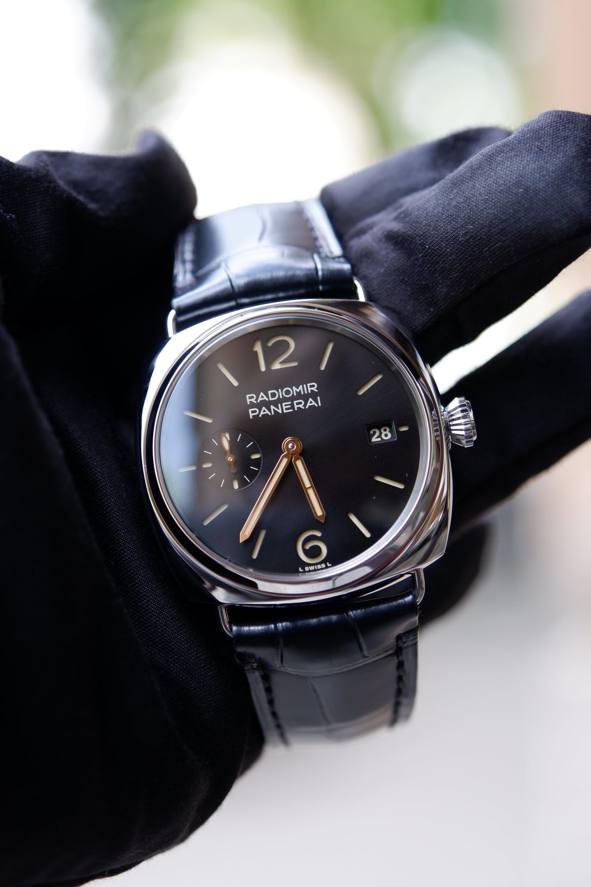 Panerai Radiomir 1940 3 Days Czarny 40 mm Stal PAM01572