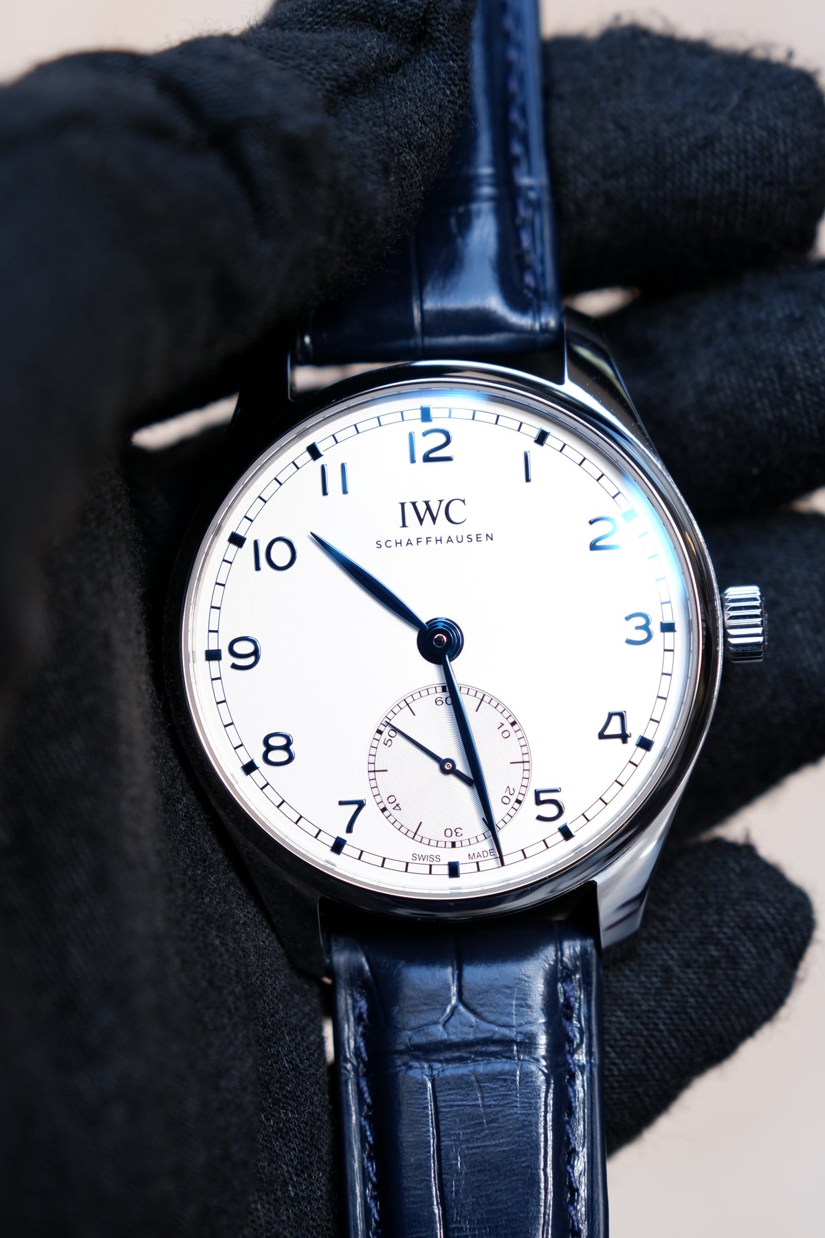 IWC Portugieser Automatic Srebrny 40.4mm Stal IW358304