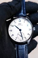 IWC Portugieser Automatic Srebrny 40.4mm Stal IW358304