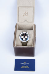 Breitling Navitimer 1 B01 Chronograph Czarny 43mm Stal AB0138211B1A1