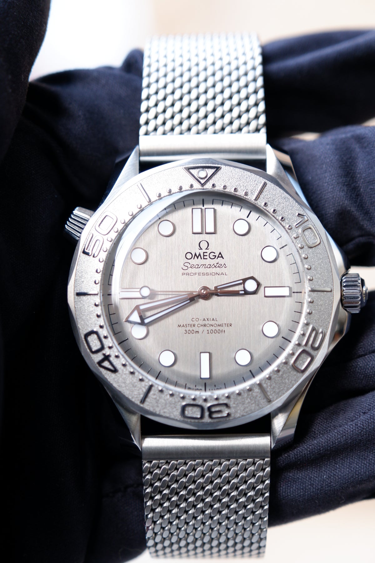 Omega Seamaster Diver 300 M Szary 42 mm Stal 210.30.42.20.06.002