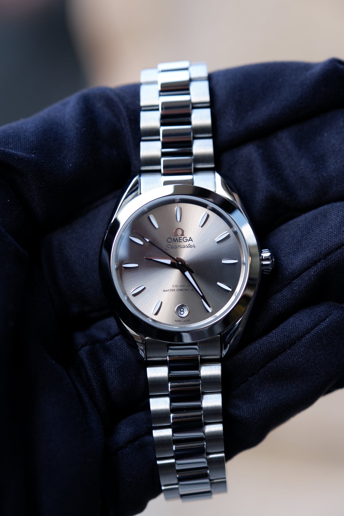 Omega Seamaster Aqua Terra Szampański 30 mm Stal 220.10.30.20.09.001