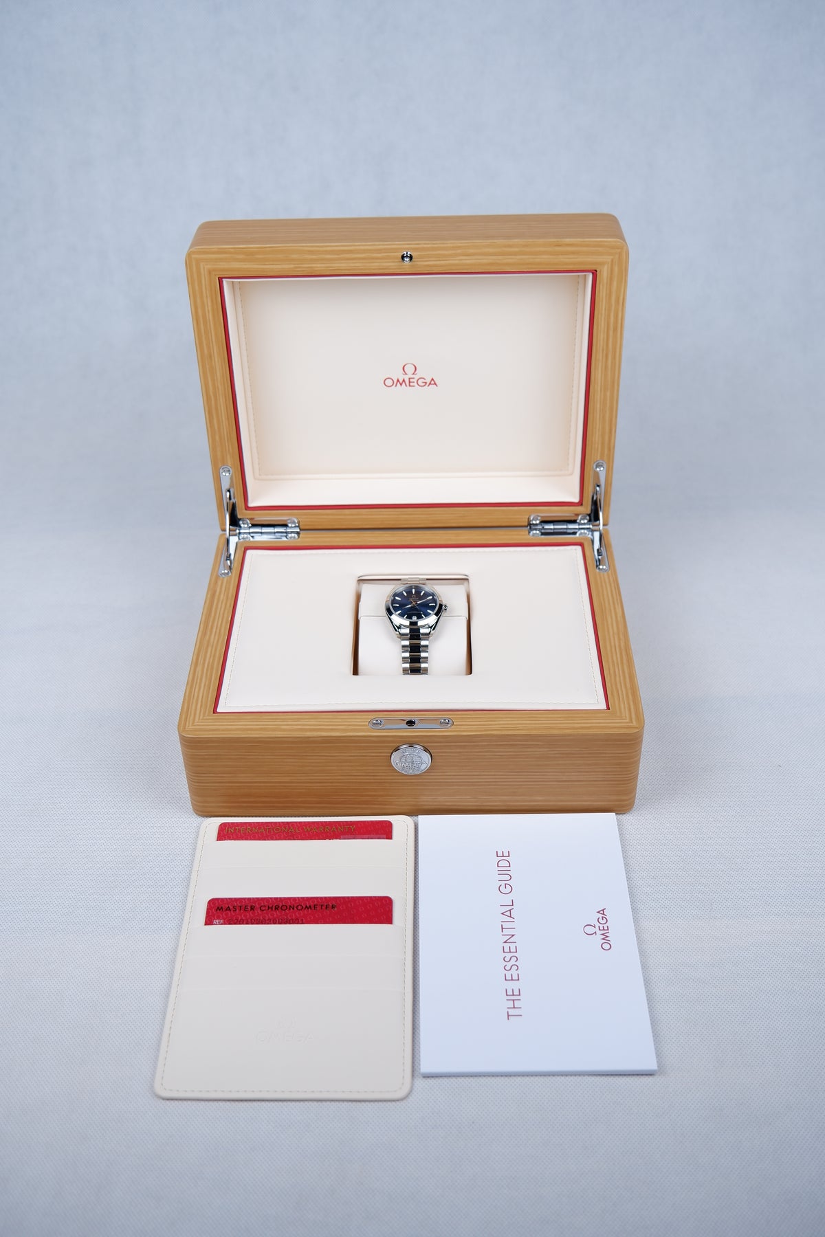 Omega Seamaster Aqua Terra Niebieski 30 mm Stal 220.10.30.20.03.001